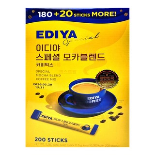 이디야 모카블렌드 커피믹스, 11.5g, 200개입, 1개