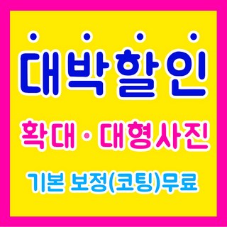 더샤벨 대형사진인화 캔버스인화 무료보정 무료코팅서비스, 16X24