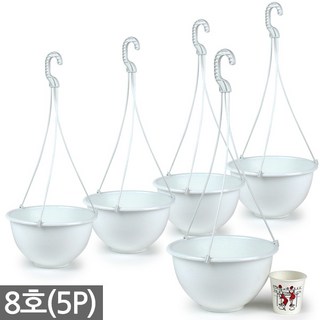 세인화분 인테리어 걸이 화분 5개세트