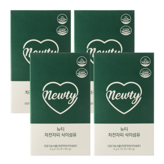 랩앤뷰티 뉴티 차전자피 식이섬유 6g 30p, 180g, 4개