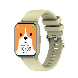 FDUCE Z169 통화가능 블루투스 다기능 스마트 워치, 골드, 4.8cm