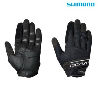 시마노 오시아 티타늄 알파 글러브 GL-010V 낚시 장갑, 블랙 XL