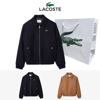 [백화점판] 라코스테 자켓 점퍼 패딩 남성 남자 울 블렌드 에비에이터 + 쇼핑백 선물포장