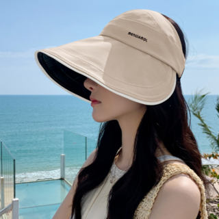 와이더블유 챙넓은 와이드 썬캡