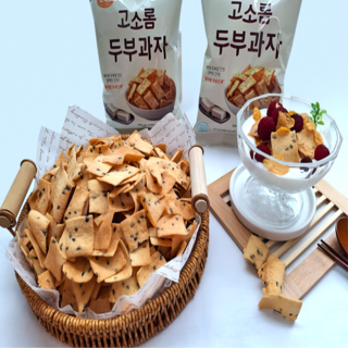 제미과 오븐에 구운 두부칩 수제 두부과자, 80g, 15개
