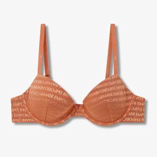 매장정품 엠포리오 아르마니 언더웨어 EMPORIO ARMANI UNDERWEAR 올오버 로고 메쉬 푸쉬업브라 0824185502 1491356