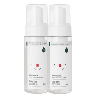 모두바른 버블 폼클렌징, 2개, 150ml