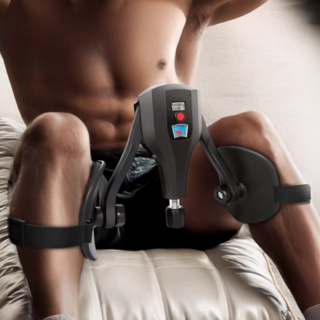 [최대 60KG] 체니모 3세대 장력조절 케겔 운동기구 남성 허벅지, 1개, 올블랙