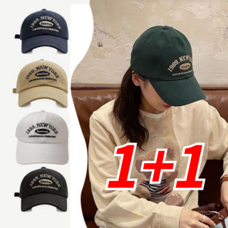 워크7 [1+1] 남녀공용 볼캡 패션모자 1989 뉴욕