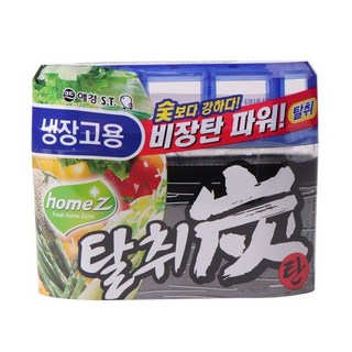 냉장고용 숯 탈취제 중소형 140g 냉장고탈취탄 냄새탈, 1개