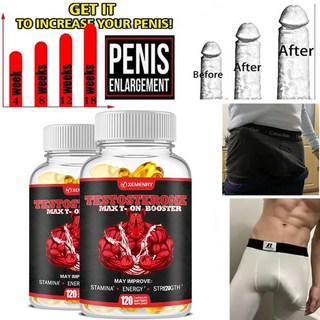 Ashwagandha Tribulus 인삼 등을 함유한 남성 테스토스테론 보충제 - 11가지 허브 - 근력 지원, 1개, 120정