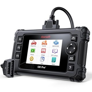 ICarsoft CR Pro+ 2025 자동차용 모든 시스템 진단 양방향 스캔 도구 ECU 코딩이 있는 풀 OBD2 스캐너 + 49 리셋 +46 추가 서비스-오일/ETC/EP