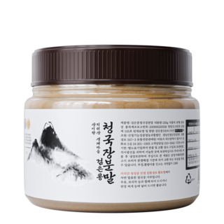 [지리산 친환경로 생태마을] 산이랑 검은콩 청국장가루, 1개, 1kg