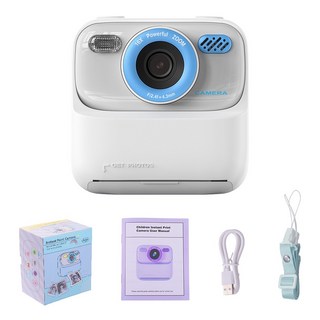 HESUNYI 미니 폴라로이드 카메라 휴대용 즉석카메라 세트, 1개, LK009