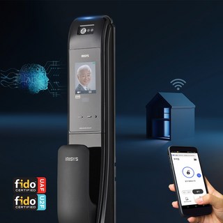 아이리시스 얼굴인식 도어락 링크온 IFP-7080 IoT / Wi-Fi 스마트 원격 제어 푸쉬풀 현관문 방화문 안면인식 디지털 도어록, 패키지(게이트웨이 포함), 방문설치