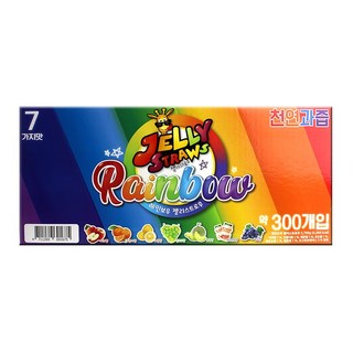 젤리스트로우 레인보우 젤리스트로우 300p, 5.79kg, 1개