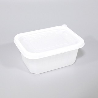 PP 사각 미니 반죽용기 400ml 50개 세트, 1개, 50세트
