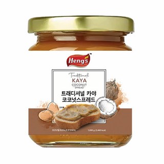 헹스 카야잼 코코넛 스프레드 220g, 1개