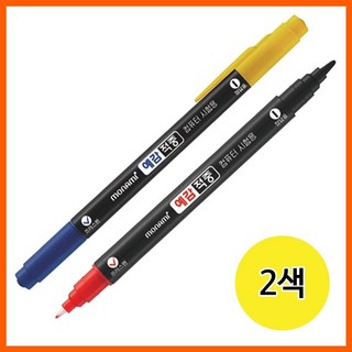 마킹 2색 컴퓨터용싸인펜 12개입 체크용 392160P 1EA(1개), 청색(112135)