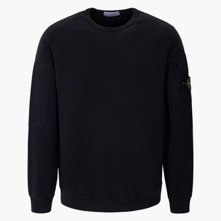 24FW 신상품 스톤아일랜드 와펜 패치 맨투맨 블랙 (811563920 V0029)