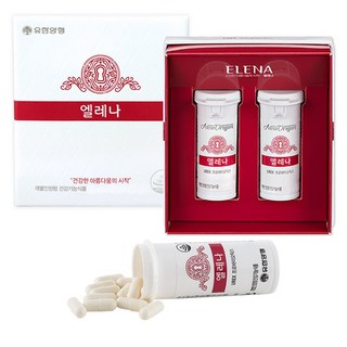 [4개월분] 유한양행 엘레나 질 건강 유산균 UREX 프로바이오틱스 120캡슐, 30정, 4개