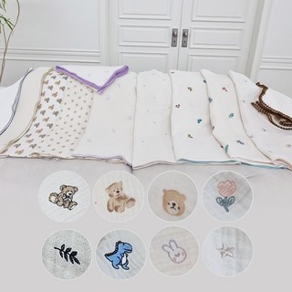 미니치즈샵 유아용 코튼 모달 거즈블랭킷