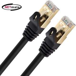 NETmate CAT.8 SSTP 랜 케이블 3M 40기가지원 28AWG NMY-U830C, 1개