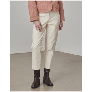 아떼바네사브루노 [36사이즈 한정][바네사브루노] 크림 단색 면혼방 데님팬츠 WVPA3A101CR 430890