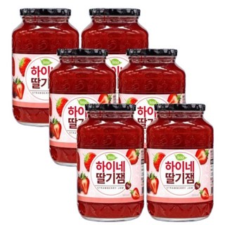 [기타] 하이네 딸기잼 1kg 6개 과일잼 대용량