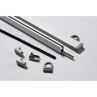 사각 족자봉 90cm 10조 (20ea) 부품 포함 (알루미늄), 1. 고리 타입, 1개