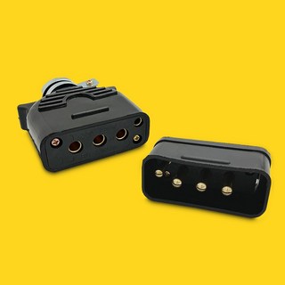 지게차플러그 4P 지게차 플러그 컨넥터 충전잭 암놈 숫놈 (택1) 30A 250V, 4P(수), 1개
