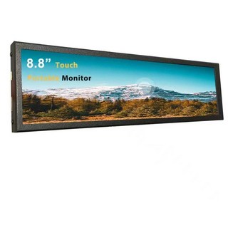 롱바 모니터 스트립 긴화면 서브 스크린