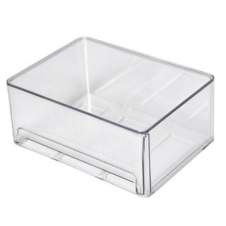 클라라홈 아크릴 서랍형 수납함 레이어드 콤보 투명 정리함 레인글라스, 1개, 투명 대형