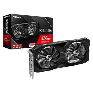 애즈락 ASRock RX 6800 XT PG D 16G OC AMD Radeon RX6800XT 그래픽 보드 16GB, RX 6600 챌린저 D 8GB