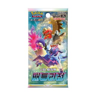포켓몬카드 소드앤실드 배틀리전 1팩(1팩6장), 1개