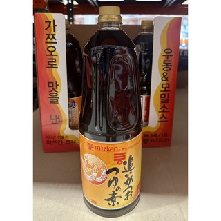 미쯔칸 쯔유 메밀소바 가쓰오부시 소스 우동육수, 1개, 1.8l, 1.8L