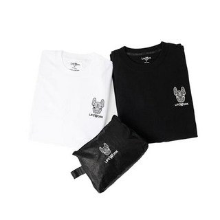 라이프워크 2PACK 오버핏 반팔 티셔츠 LW235TS901 (LW225TS901 리오더)