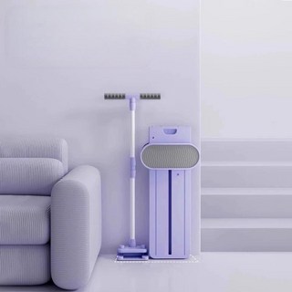 [SMTONE] 가정용 접이식 레그 머신 스키 슬라이드 하체 허벅지 내전근 힙업 케겔 운동기구 홈트 무소음, 퍼플+손잡이포함, 1개