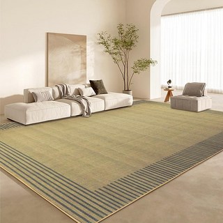 HOMBYS 3x4m 9x12피트 인조 황마 부분 러그 거실 침실용 보헤미안 대형 농가 바닥 카펫 실내 사무실 다이닝룸용 모던 기하학적 홈 데코 흘림 방지 격자 세탁기