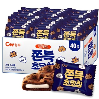 청우 오즈랜드 쫀득초코칩, 800g, 1개 대표 이미지 - 초코과자 추천