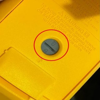 Fluke 101 189 II 233 287 376 배터리 문짝 커버 잠금 손잡이 나사 교체, 한개옵션0, 1개