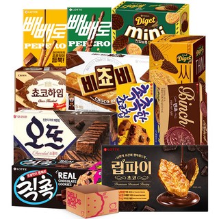 [냠냠상회] 초코과자 파이 11종 간식 과자세트, 1세트 대표 이미지 - 초코과자 추천