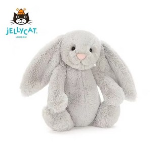 젤리캣 바쉬풀 버니 애착인형 봉제인형, 1개, 은색, 36cm