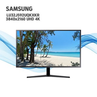 삼성 32인치 4K UHD 중고 게이밍 사무용 모니터 LU32J592UQKXKR, 80.1cm