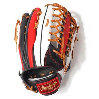 Rawlings [GKWXPRY703] 재팬 캐나디언킵 프로프리퍼드 어센틱 커스텀오더 (검+백+적) 외야 13인치, 1개