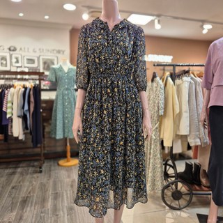 BCBG [올앤선드리] 가든플라워 OP 원피스 _ A5M4O625 99 [BLACK]