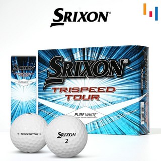 스릭슨 TRISPEED TOUR 골프공 정품 3피스, 퓨어화이트, 12개입, 1개