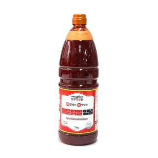 청우더진한 매운 닭발양념 업소용 양념장 양념소스 2kg, 1개