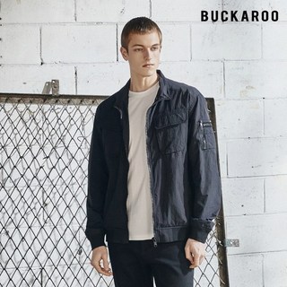 남성 봄버자켓-블랙