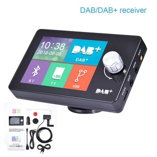 미니 자동차 라디오 수신기 유럽 Dab Plus 디지털 방송 FM 다양한 음악 형식 2.8 화면, 1개
